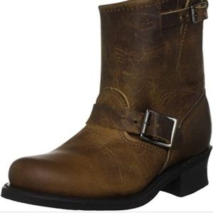 Frye short engineer boot